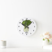 Bok choy cartoon illustratie ronde klok (Huis)