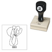 Bok choy cartoon illustratie rubberstempel (Gestempeld)