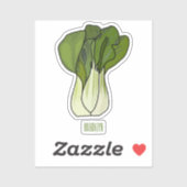 Bok choy cartoon illustratie sticker (Vel)