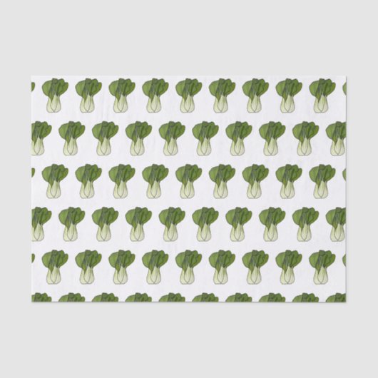 Bok choy cartoon illustratie tissuepapier (Voorkant)