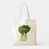 Bok choy cartoon illustratie tote bag (Achterkant)
