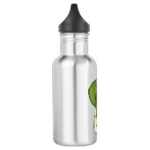 Bok choy cartoon illustratie waterfles  (Links)