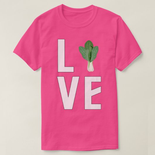 Bok Choy Lover, Funny Asian Cooking, Gardening T-shirt (Design voorkant)