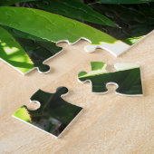 Bok Gardens Florida Roze Tropische Bromeliad Flowe Legpuzzel (Zijkant)