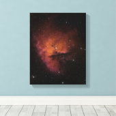 Bok Globules in NGC 281 Canvas Afdruk (Insitu (Houten vloer))