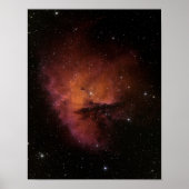 Bok Globules in NGC 281 Poster (Voorkant)