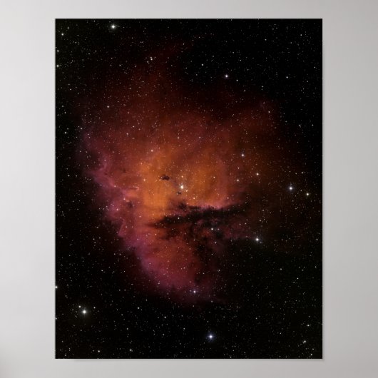 Bok Globules in NGC 281 Poster (Voorkant)