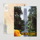 Bok Tower Gardens and Singing Tower, Florida Briefkaart (Voorkant / Achterkant)