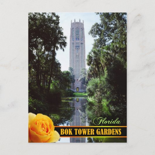 Bok Tower Gardens and Singing Tower, Florida Briefkaart (Voorkant)
