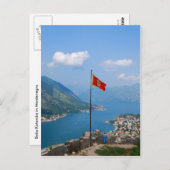 Boka Kotorska in Montenegro Briefkaart (Voorkant / Achterkant)