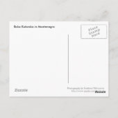 Boka Kotorska in Montenegro Briefkaart (Achterkant)