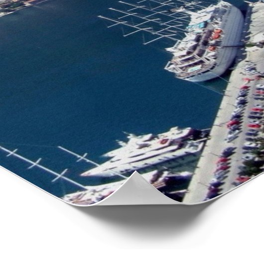 Boka kotorska Montenegro Crna Gora Poster (Hoek)