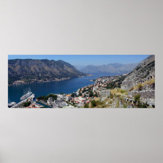 Boka kotorska Montenegro Crna Gora Poster