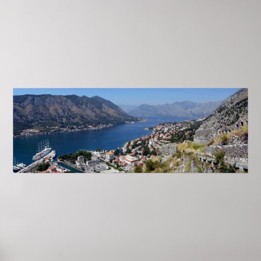 Boka kotorska Montenegro Crna Gora Poster (Voorkant)