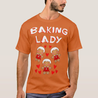 Bokdame Laten we koekjes gebakken met brood, Chris T-shirt