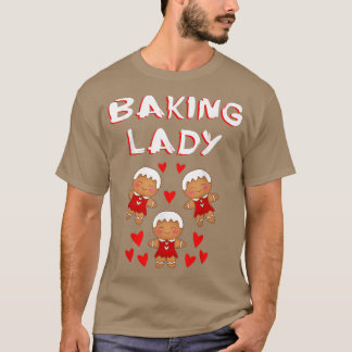 Bokdame Laten we koekjes gebakken met brood, Chris T-shirt