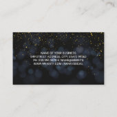 Boke Dark Blue | Goud Gespikkeld Visitekaartje (Achterkant)