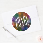 Bokeh 2016 ronde sticker (Envelop)