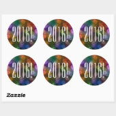 Bokeh 2016 ronde sticker (Vel)