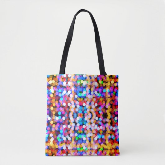 Bokeh abstract background blur tote bag (Voorkant)
