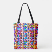 Bokeh abstract background blur tote bag (Achterkant)
