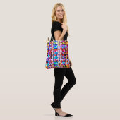 Bokeh abstract background blur tote bag (Op model)