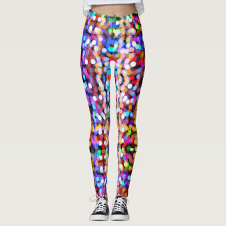 Bokeh Abstract Leggings