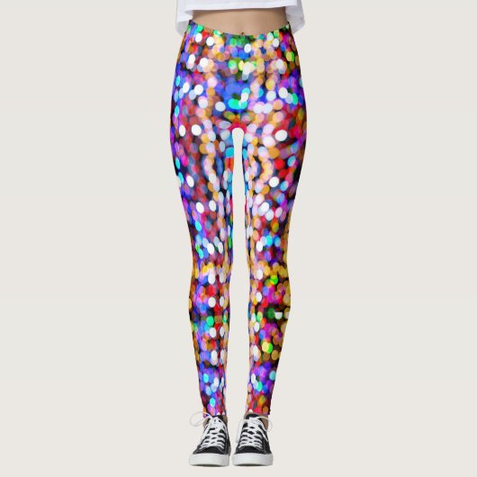 Bokeh Abstract Leggings (Voorkant)