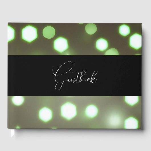  Bokeh achtergrond bruiloft Gastenboek (Voorkant)