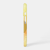 Bokeh Achtergrond Goud Gekoppeld Hart iPhone 16 Hoesje (Linkerkant)