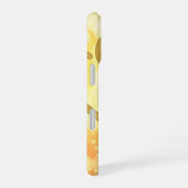 Bokeh Achtergrond Goud Gekoppeld Hart iPhone 16 Hoesje (Rechterkant)