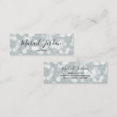 Bokeh Afstuderen Name Card Mini Visitekaartje (Voorkant / Achterkant)