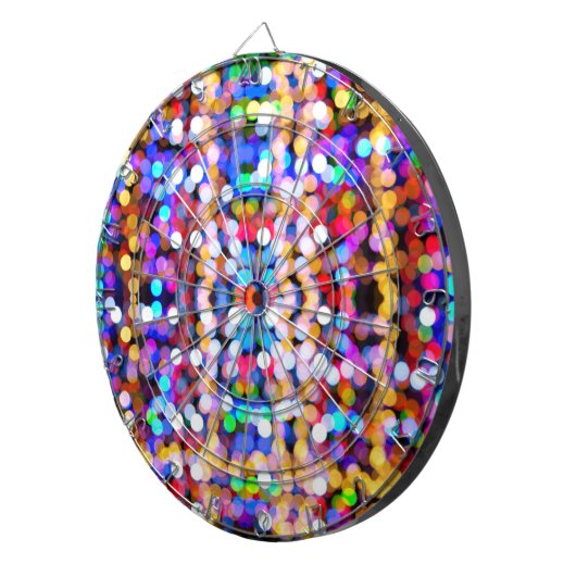 Bokeh Art Dartbord (Voorkant Rechts)