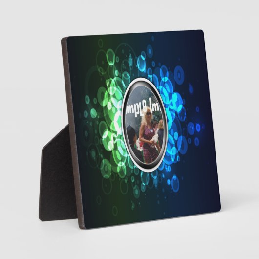 Bokeh Art Plaque Fotoplaat (Voorkant)