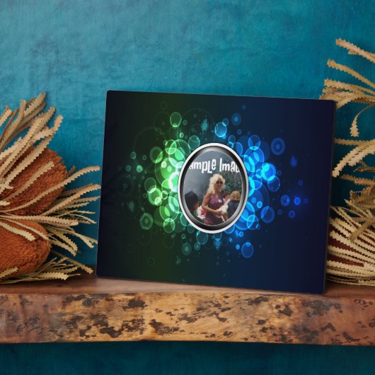 Bokeh Art Plaque Fotoplaat (Zijkant)