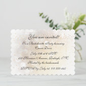 Bokeh Bachelorette Party Kaart (Staand voorkant)