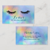 Bokeh Beauty Salon Make-up Artiest Lash Extensions Visitekaartje (Voorkant / Achterkant)