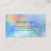 Bokeh Beauty Salon Make-up Artiest Lash Extensions Visitekaartje (Achterkant)