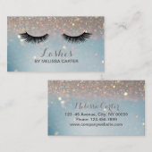 Bokeh Beauty Salon Make-up Artiest Lash Extensions Visitekaartje (Voorkant / Achterkant)