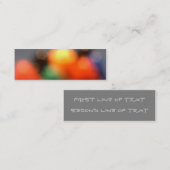 Bokeh bladwijzer visitekaartje (Voorkant / Achterkant)