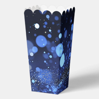 Bokeh Blizzard Achtergrond - Blauw Bedankdoosjes