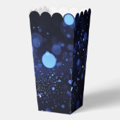 Bokeh Blizzard Achtergrond - Blauw Bedankdoosjes (Voorkant)