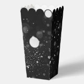 Bokeh Blizzard Achtergrond - Grijs Bedankdoosjes (Voorkant)
