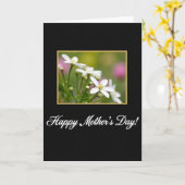 Bokeh Bloem Frame Kaart (Gele Bloem)
