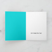 Bokeh-boomlichten, kerstgroet kaart (Binnen)