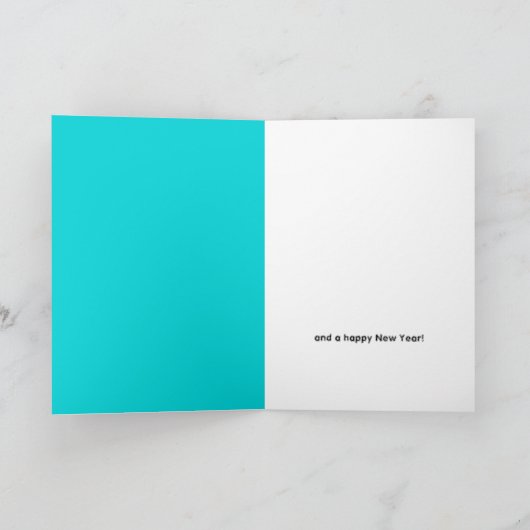 Bokeh-boomlichten, kerstgroet kaart (Binnen)