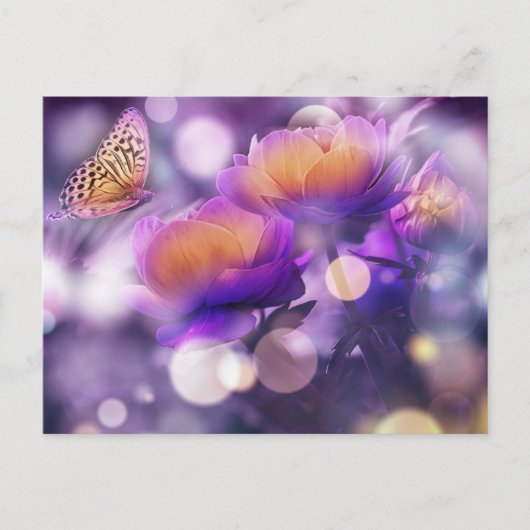 Bokeh Butterfly Briefkaart (Voorkant)