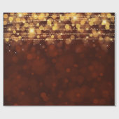 "BOKEH CHRISTMAS LIGHTS" CADEAUPAPIER (Vlak)