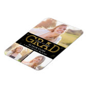 Bokeh Collage EDITABLE COLOR Afstuderen Magnet Magneet (Linkerzijde)