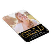 Bokeh Collage EDITABLE COLOR Afstuderen Magnet Magneet (Rechterzijde)